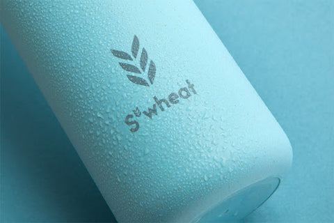 S'wheat Eco friendly branded water bottles co-branding sustainable events merchandise gift ideas