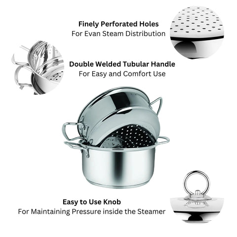 Steamer Set - healthy way to cook food - Penguin Home Global
