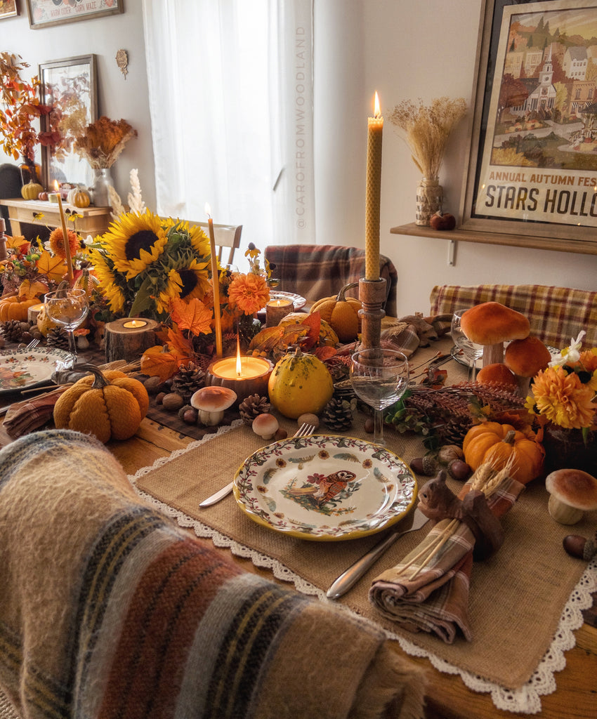 Décoration pour une table d'automne réussie