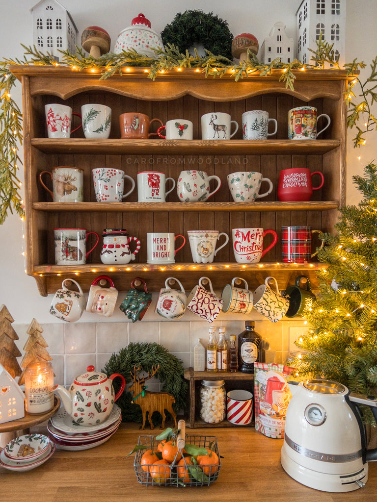 Etagere à mugs de noel de Caro From Woodland