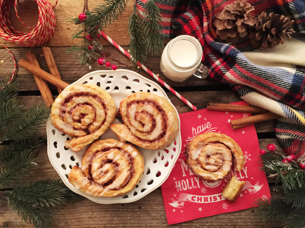 Cinnamon rolls bien moelleux