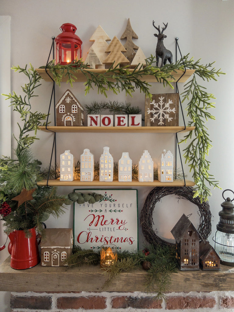 Etagere scandinave noel cosy caro from woodland