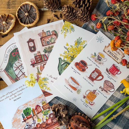 Lot 8 Cartes recettes de Noël – CAROFROMWOODLAND