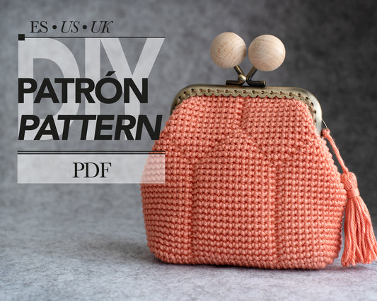 Watermelon kiss lock coin purse pattern by Ester Basimaker