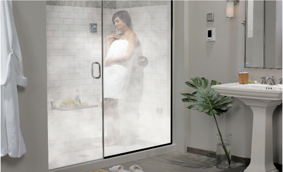 turn shower into steam room