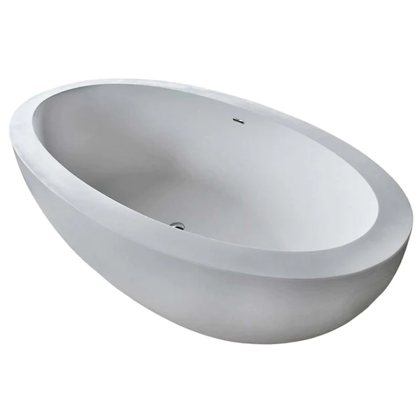 oval venzi pietrastone bathtub