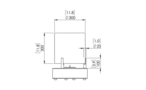 T-LITE 3 DESIGNER FIREPLACE