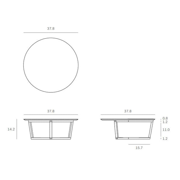 ETHNICRAFT Tripod Coffee Table