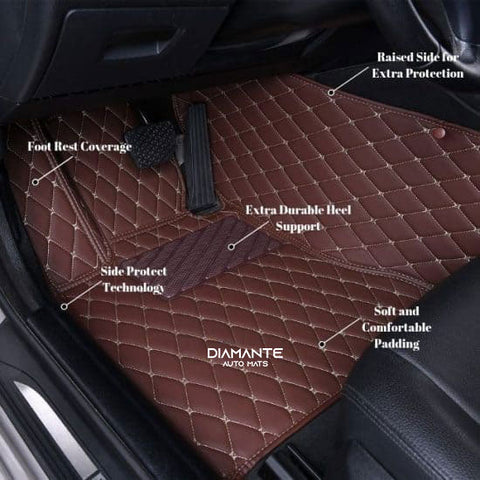 Diamante Auto Mats Dark Brown Diamanteautomats