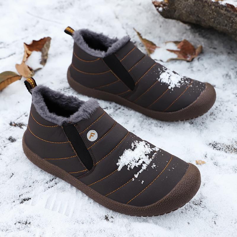 Men's Cotton Velvet Winter Warm Non-slip Shoes – SweetieCathy