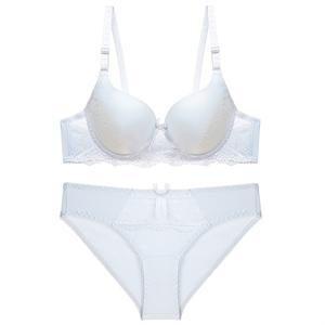 Push Up Bra and Panty Set for Women Wired Bra