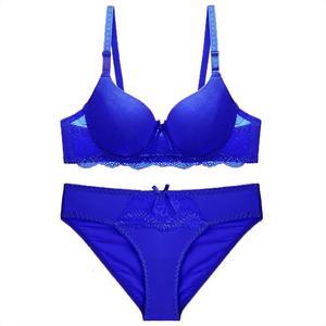 Push Up Bra and Panty Set for Women Wired Bra