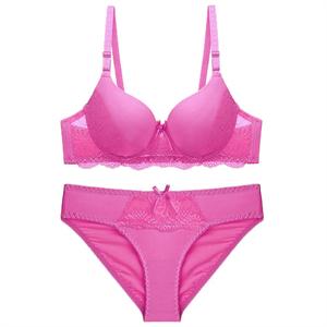 Push Up Bra and Panty Set for Women Wired Bra