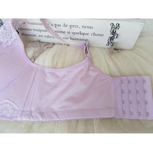 Womens Nursing Bra Front Button Thin Cup Net Bra