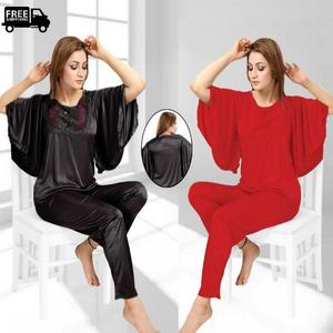 Women's 100% Silk Pajama Set - Luxury Sleepwear Pjs