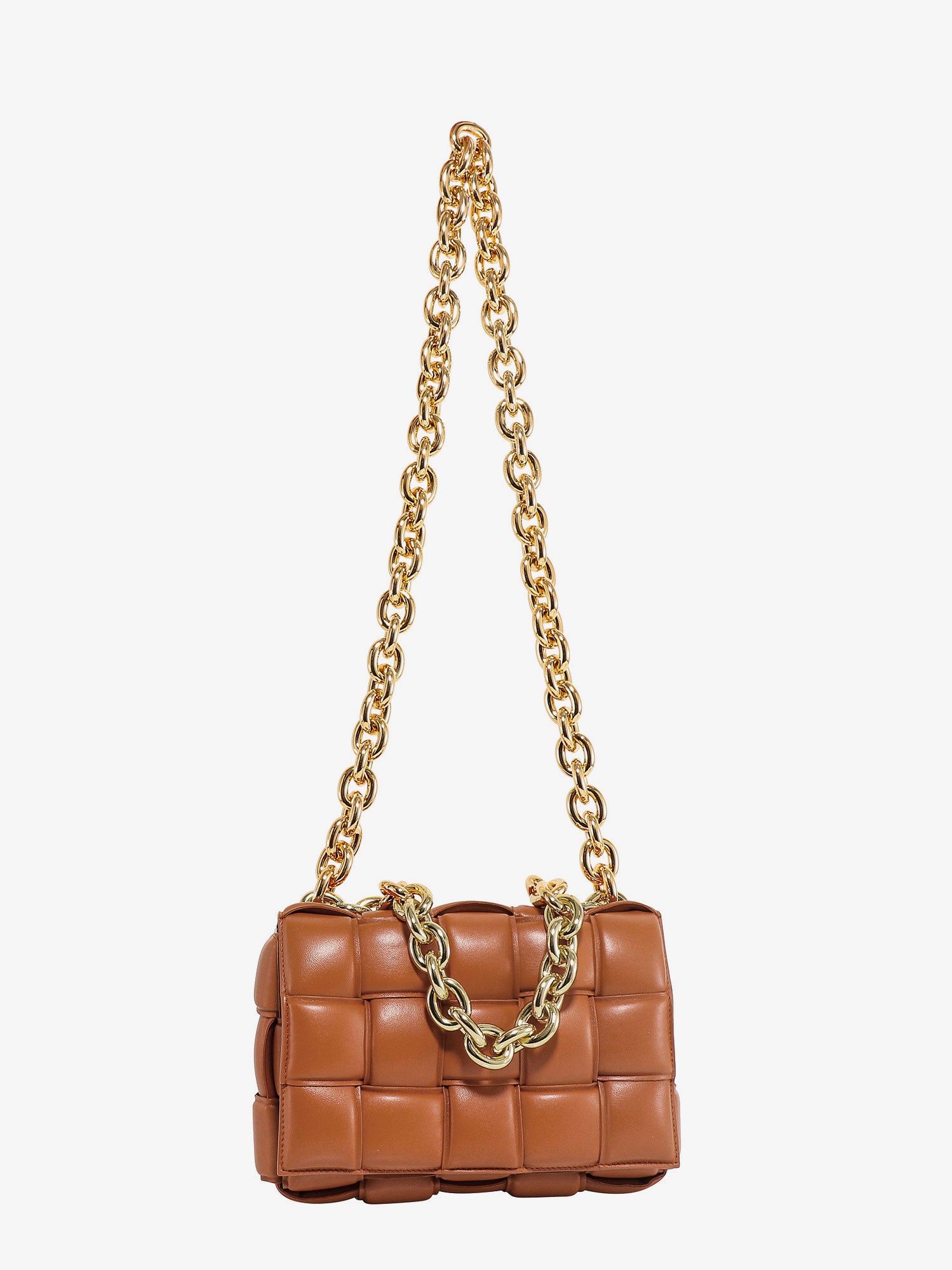 Bottega Veneta Chain Cassette In Beige