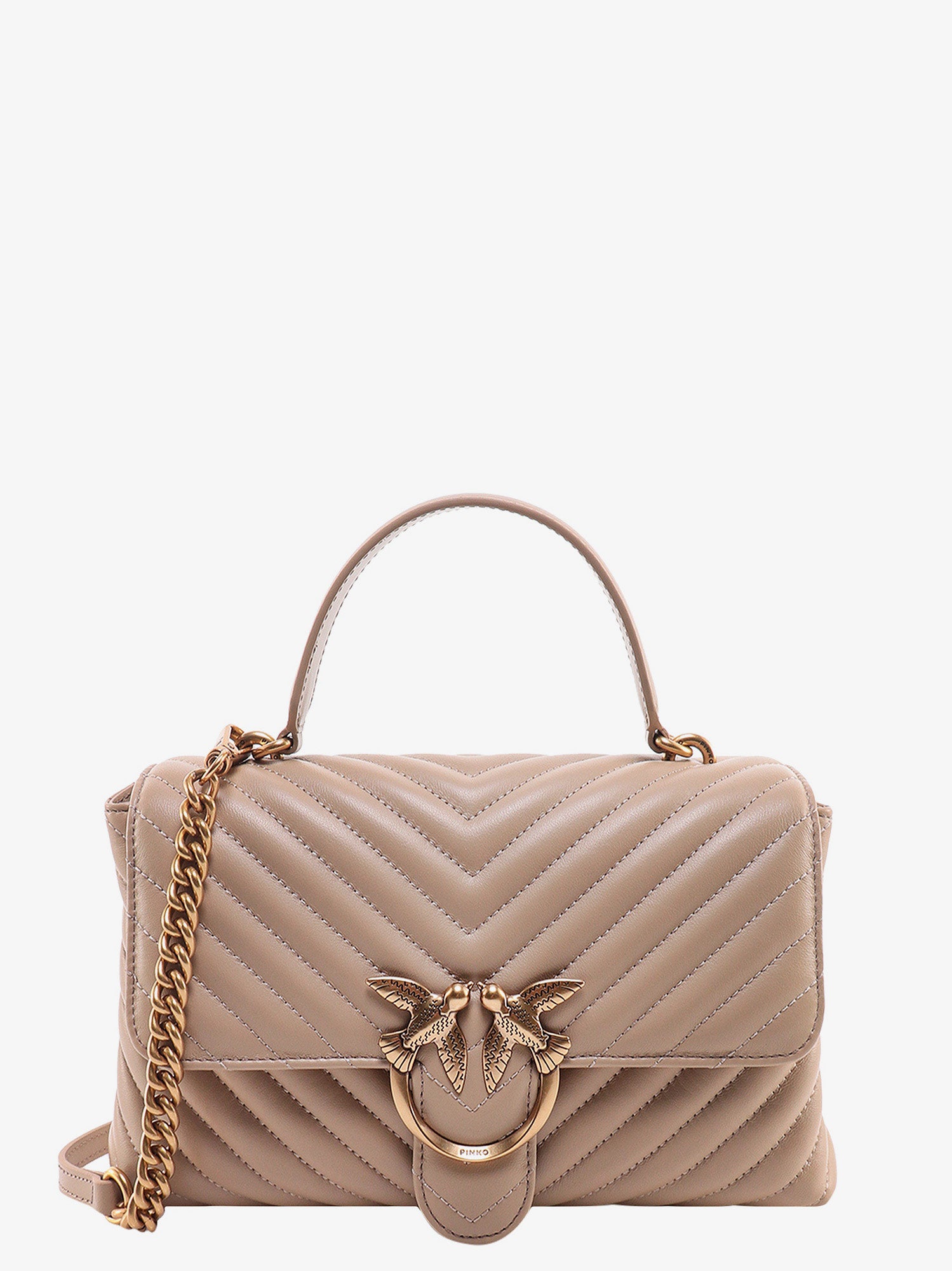 Pinko Handbag In Beige