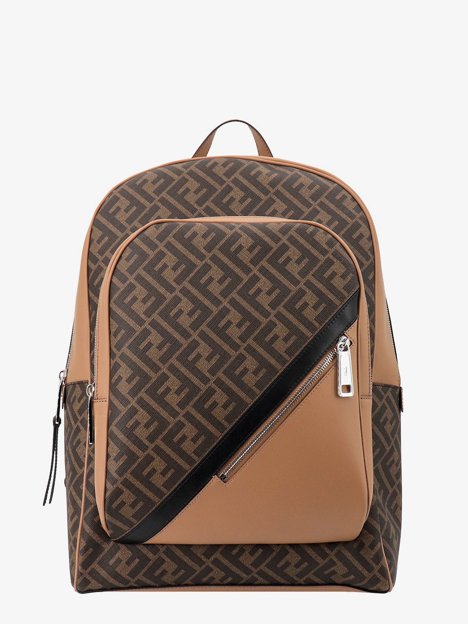 FENDI バックパック Brown nylon backpack-