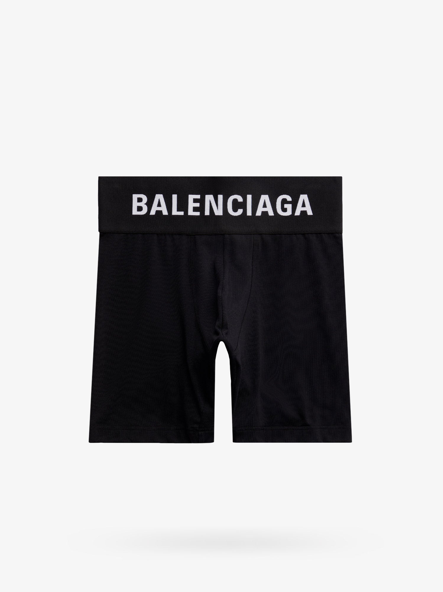 Balenciaga Men's Cotton Jersey Logo Boxer Briefs In Black