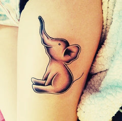 tatoo petit elephant