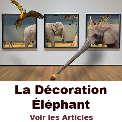 la décoration éléphant