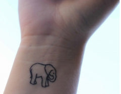contour d elephant au poignet