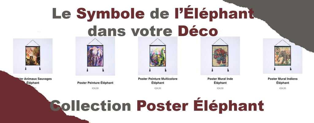 collection de poster éléphant