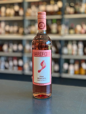 BAREFOOT CELLARS PINK MOSCATO, CALIFORNIA NV - Bogey's Bottled Goods