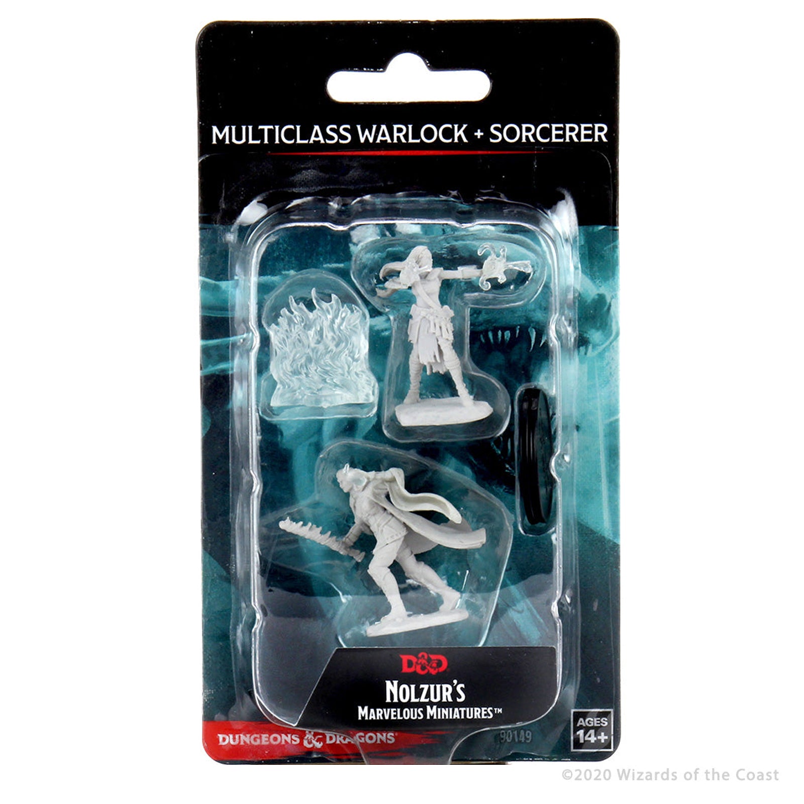 D&D Nolzur's Marvelous Miniatures: Multiclass Warlock + Sorcerer Female
