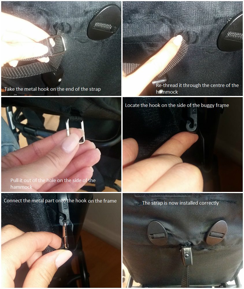 Nano - How to rethread a nano recline strap