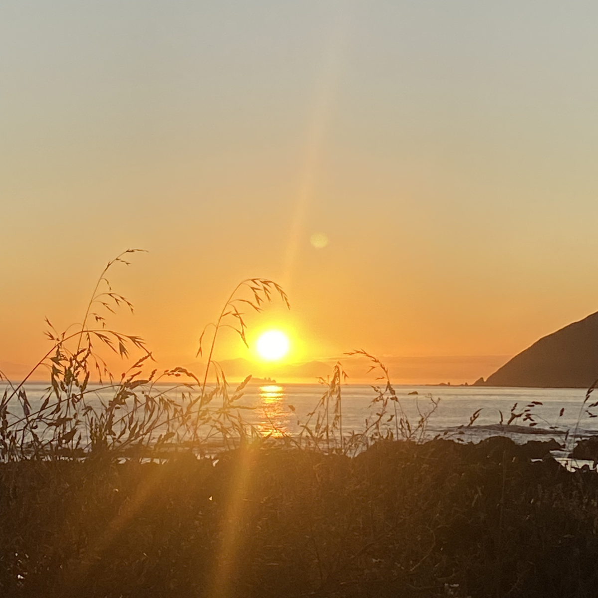 Sunset at the beach