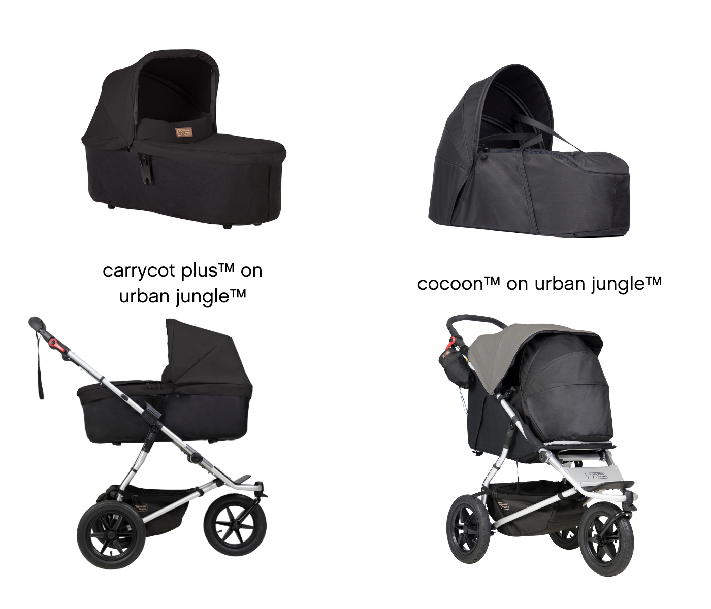 carrycot™ and cocoon™ on buggies