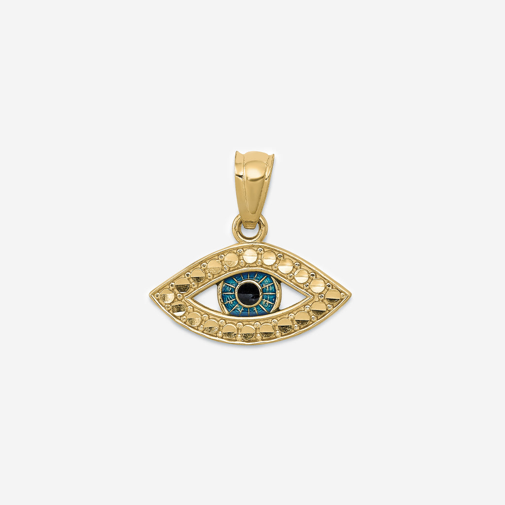 10pc gold charms with evil eye, oval bracelet charms, gold evil eye charm,  good luck charms, necklace earring charms, bracelet dangle