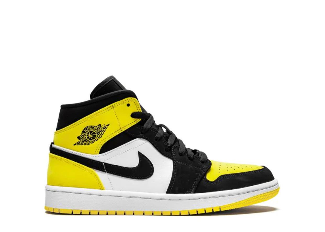 yellow jordan 1 mid