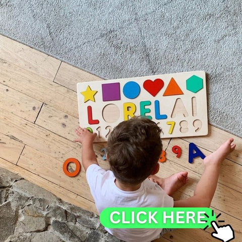 BEST AGE FOR PERSONALIZED NAME PUZZLE - TODDLER