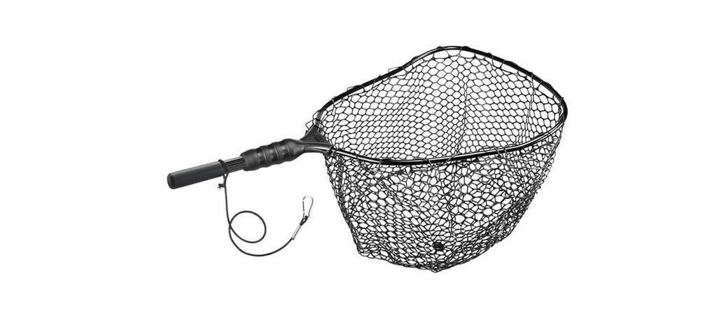 Rubber mesh landing net for kayak and landbased - Fishing Victoria