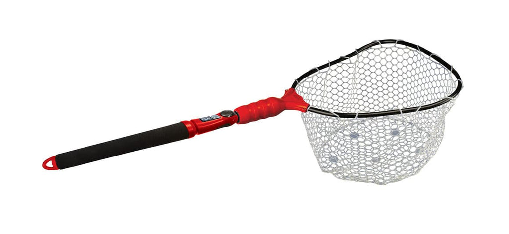 Kingfisher Fishing Rubber Mesh Landing Net With Scale