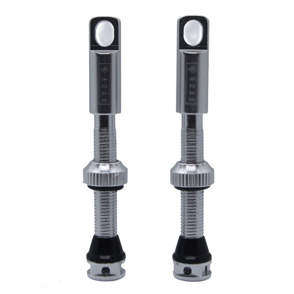 Aluminum Presta Valve Stem Replacement Kit (Tubeless) - 44 mm / 60 mm