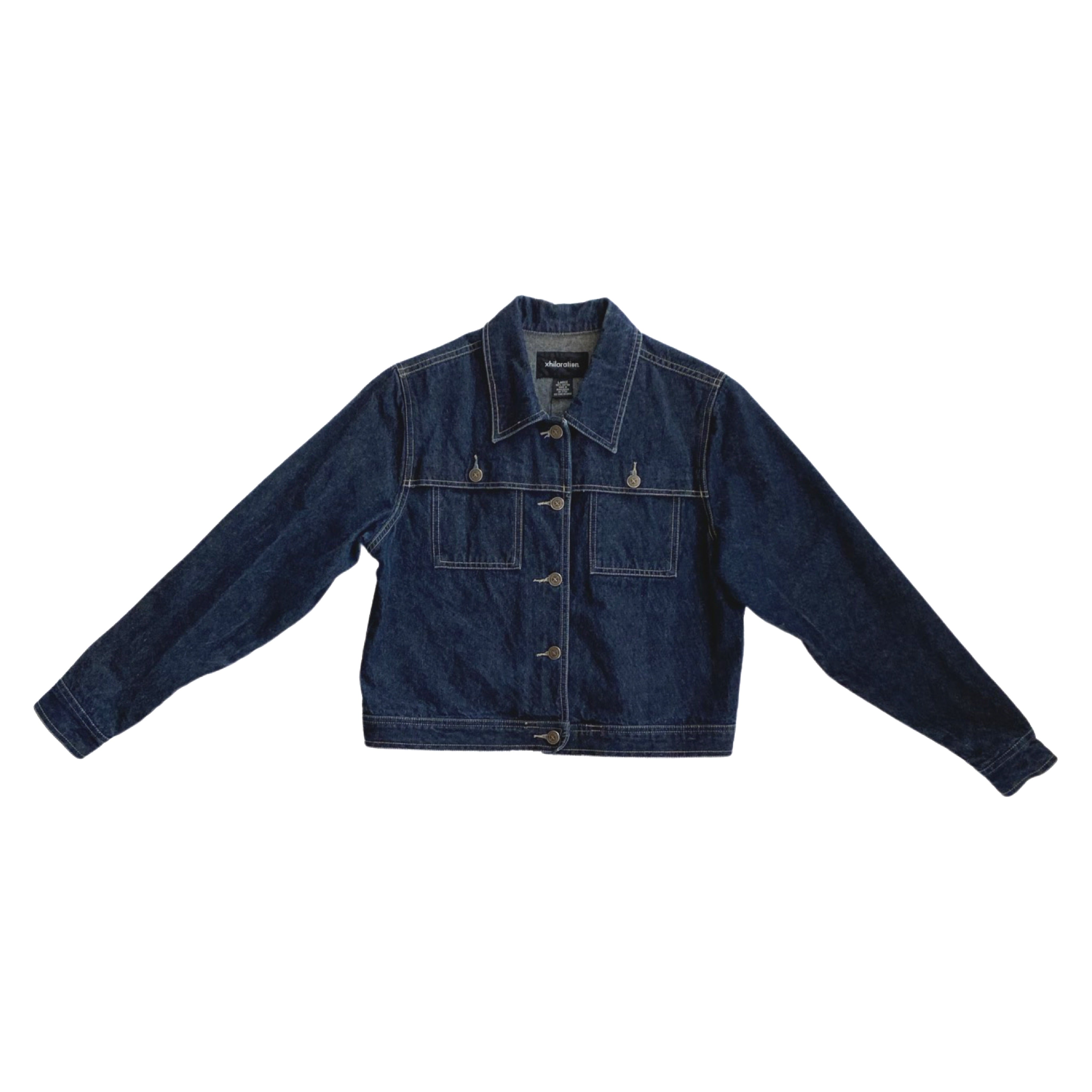 Denim Contrast Stitch Jacket – ShoptheLegacy