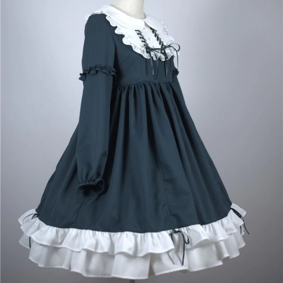 Blue Lace Angel Lolita Dress