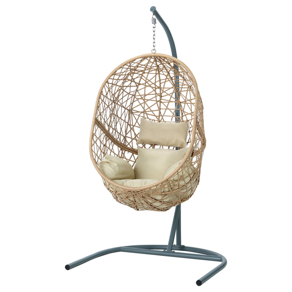 clear egg hanging chair