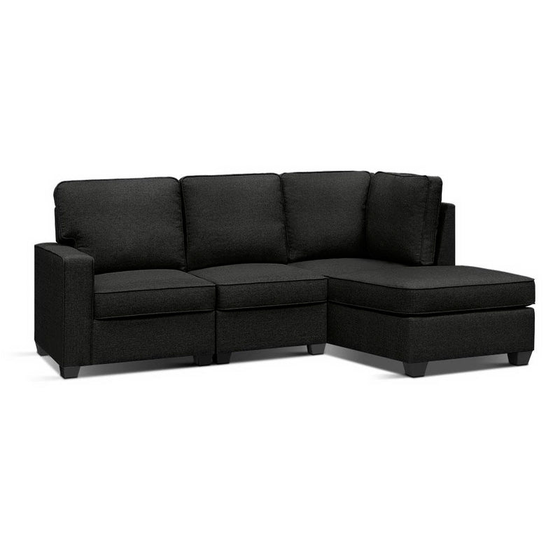 fabric 4 seater sofa