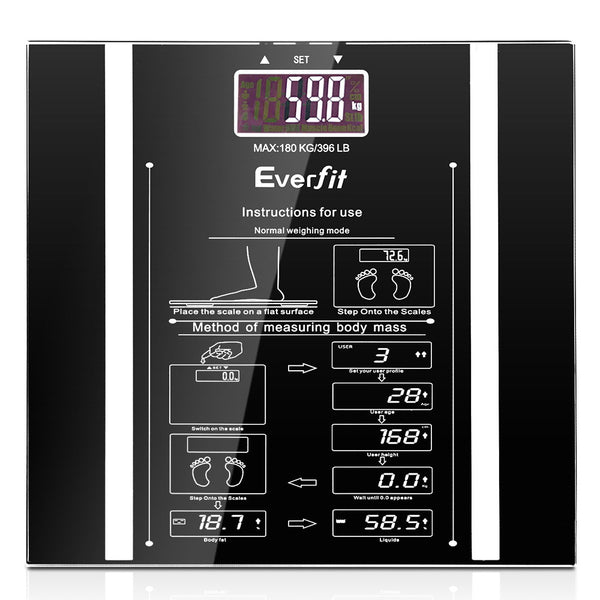 Unbrand Bluetooth Digital Body Weight Scale, For Home, Maximum Capacity: 180