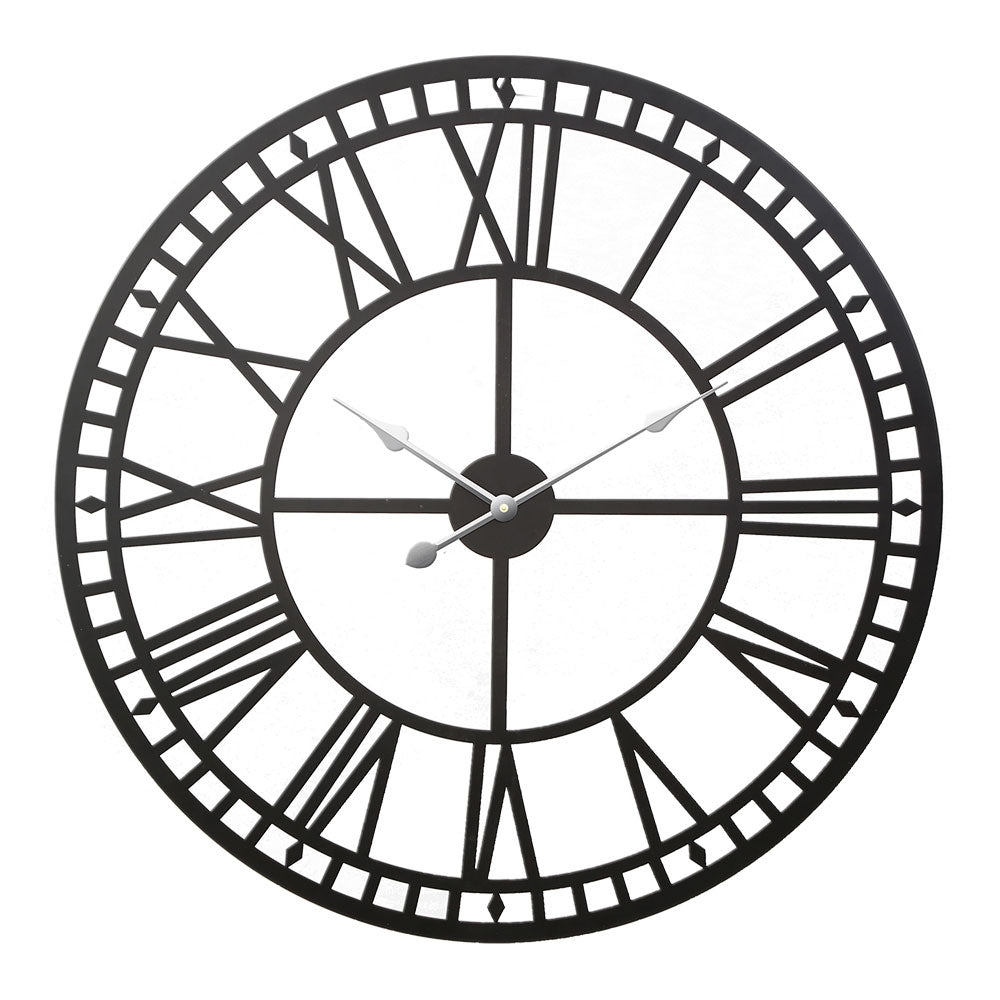 Large Black And White Vintage Wall Clock – Esentiments – no 1 home