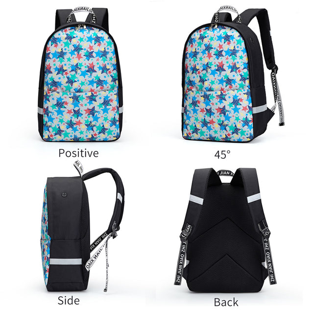 Cool Lion Backpack Shoulder Bag Lunch Bag Pencil Case for teens boys girls