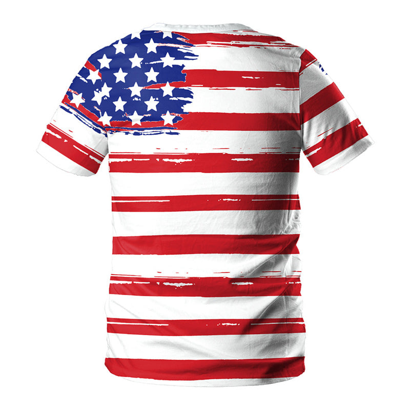 Funny Men's American Flag Tuxedo T-Shirt Patriotic Aloha T-Shirts for ...