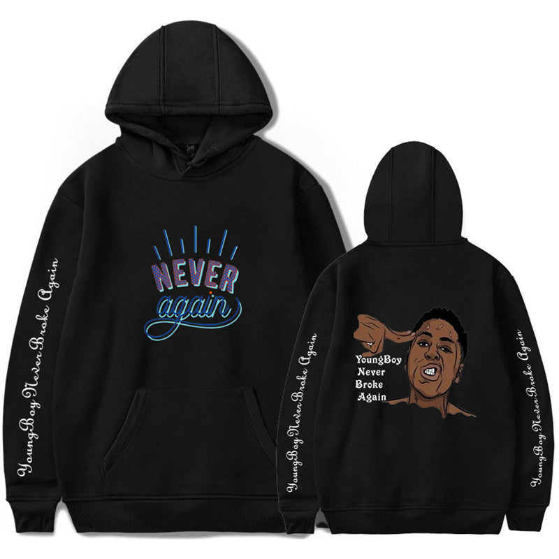 Unisex YoungBoy 38 Printed Hoodie Pullover - younghoodie