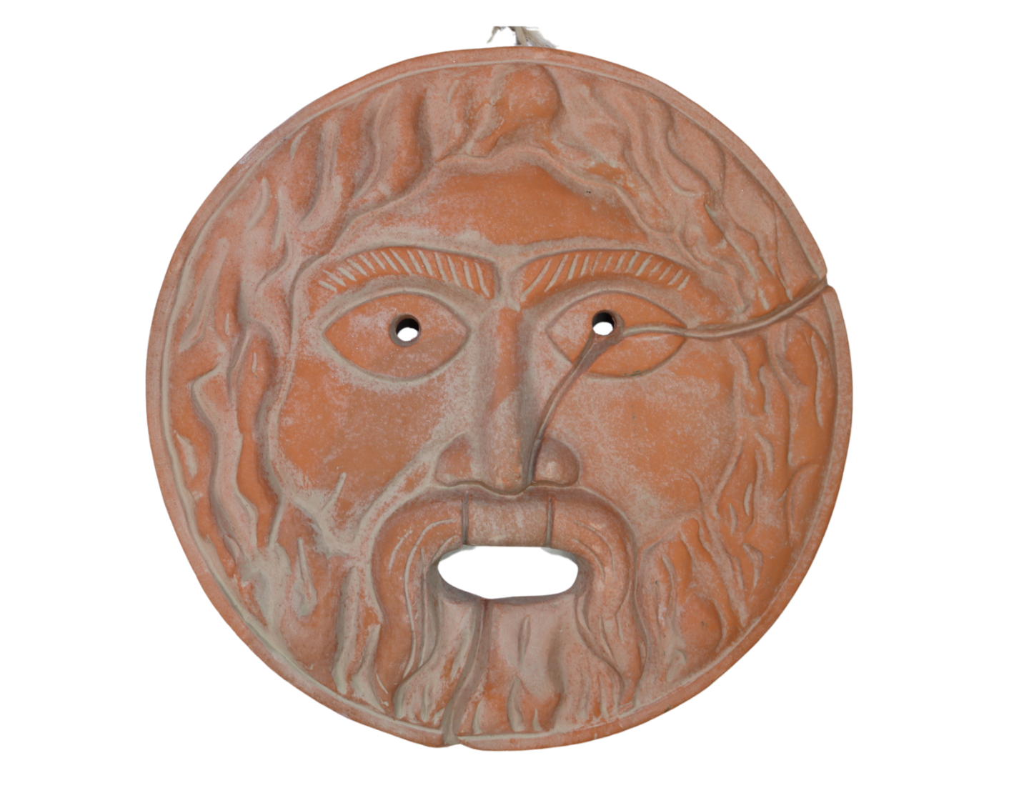 maschera bocca della verita in terracotta