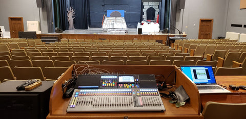 StudioLive 32S Mixer in auditorium