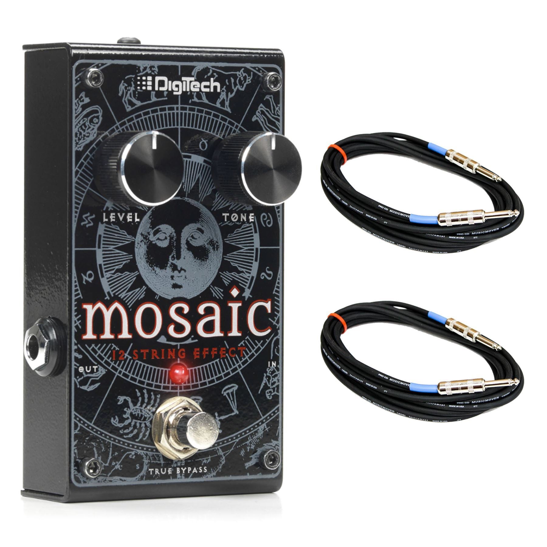 Digitech Mosaic Polyphonic 12-String Effect Pedal w/ Snark X Tuner